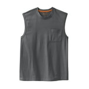 Boulder Creek By Kingsize Men's Big & Tall Heavyweight Pocket Muscle Tee Shirt