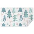 thumbnail image 1 of Christmas Rectangle Tablecloths Winter Trees Snowflake Tableclothes 60x102inch Polyester Waterproof and Reusable Tablecloths for Dining Kitchen Parties Weddings and Outdoor Use, 1 of 5