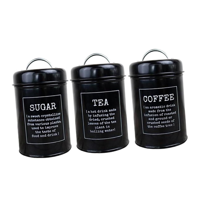 Set de recipiente de almacenamiento Sunnimix 3 piezas Sistema del bote de la cocina