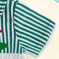 thumbnail image 6 of Povozer Short Sleeve Bodysuit Baby Clothes Boy Boys Fashion Cotton Long-Sleeve Bodysuits Infant Boy Bodysuits,Size 0-3 Months,Dark Green, 6 of 7