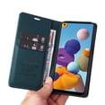 thumbnail image 3 of Funda para Samsung Galaxy A21 Estuche de Cuero PU Tipo Cartera con Ranuras para Tarjetas y Cierre Magnético, 3 of 5