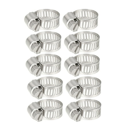 

Uxcell 10-16mm Hose Clamp 304 Stainless Steel 10 Pack