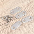 thumbnail image 1 of HEALEEP 30 Pcs Assiette de Réparation en Acier Inoxydable Plate pour Renforcer les Meubles de Maison, 1 of 4