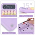 thumbnail image 5 of Fdelink High-Value Mechanical Keyboard Calculator Purple,Creative Colorful Candy Colored Electronic Calculator 12 Digit Large Lcd Display and Big Round Buttons Typewriter Mechanical Key Calculator, 5 of 7