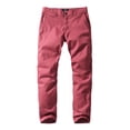 thumbnail image 6 of Matchstick Men's Cotton Slim Fit Stretch Casual Chino Pants for Work Jogger Training, 6 of 10
