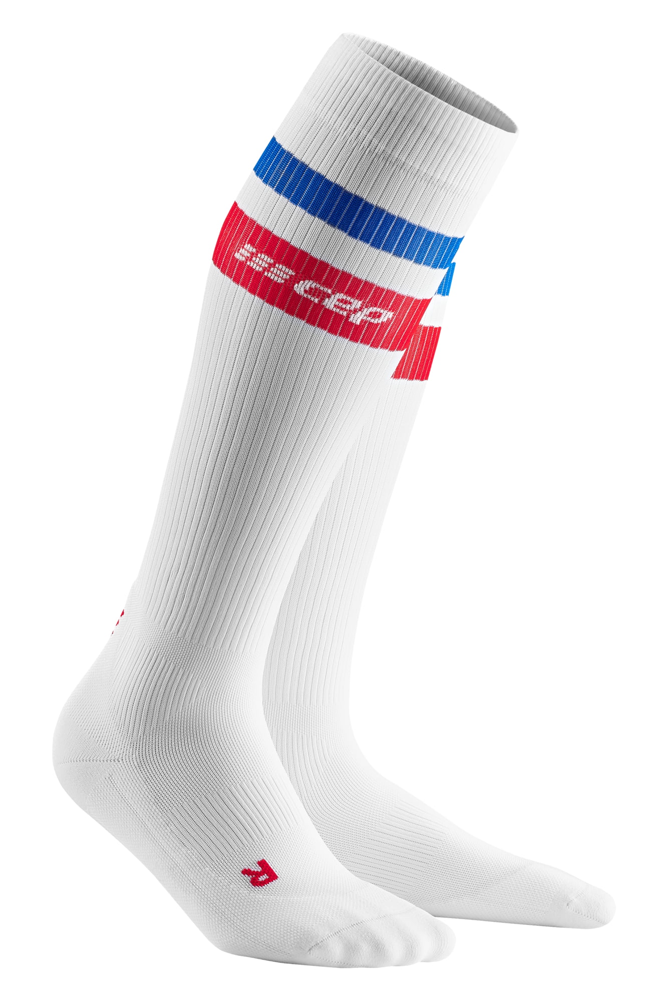 white/red&blue CEP Old Glory socks women