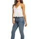 thumbnail image 3 of Lucakuins Camisola suelta para mujer Verano Casual Blanco Sin mangas Cuello en V profundo Volantes Camisola floral Lucakuins  moda, 3 of 9