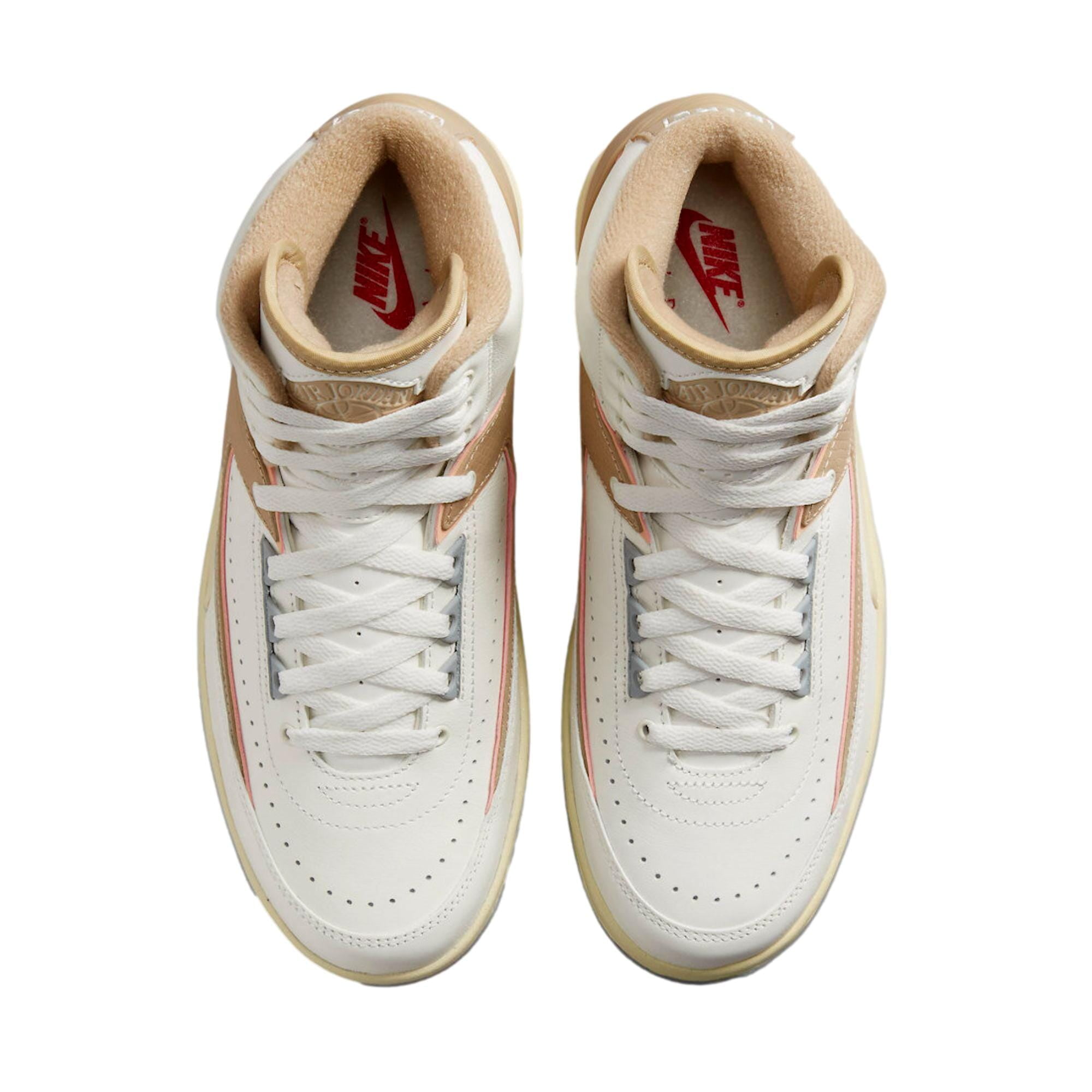 Nike Air Jordan 2 Retro Sail/Desert-Sunset Haze-Muslin