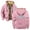 Pink, variant on Freya Skye Merch Zipper Hoodies Women Men Jacket Parkas Long Sleeve Fashion Streetwear Coat