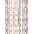 thumbnail image 3 of Red and Green Christmas Candy Cane Stripe Wrapping Paper, Wrapping Paper Rolls, Christmas Bows Gift Wrap for Christmas Birthday 58x23in, 3 of 3