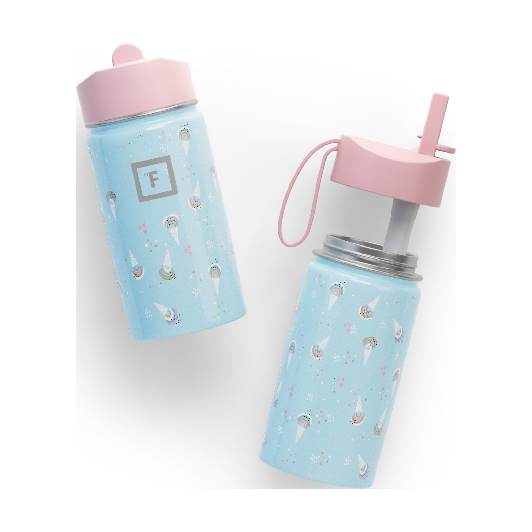 IRON °FLASK Kids Water Bottle Spring Bundle with Silicone Boot, Spring Kids  Gift, Insulated, Cute, Durable, Fun - Sharks 14oz