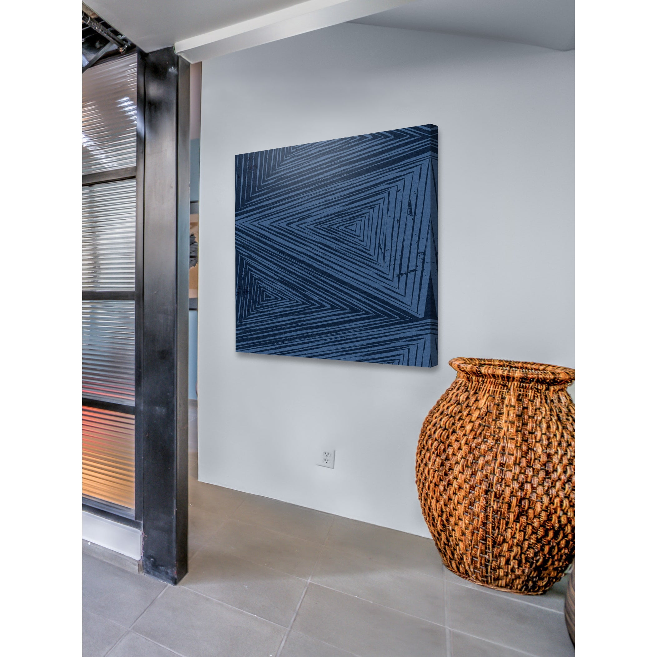 "Pyramid Views" Painting Print on Wrapped Canvas