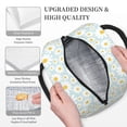 thumbnail image 3 of Disketp Daisies Flowers Bolsa Térmica para Almuerzo, Lonchera con Abertura Amplia y Gran Capacidad, Organizador Reutilizable para Mujeres, Hombres y Adultos, 3 of 6