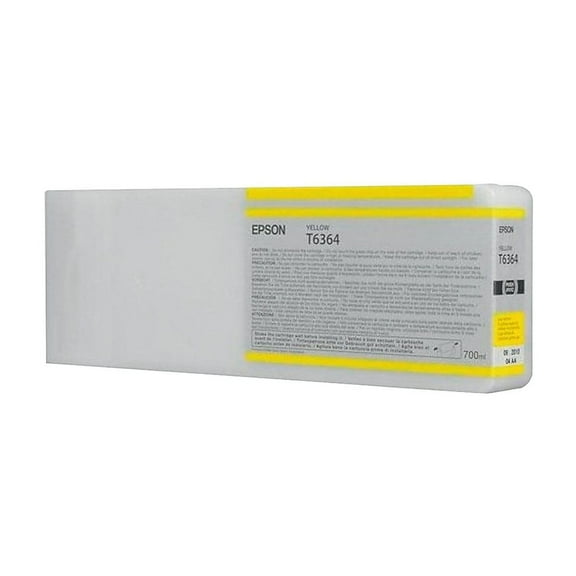 Epson T636400 UltraChrome HDR Ink Cartridge - 700ml Yellow (T636400)