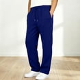 thumbnail image 2 of LILIYA Boys' Sweatpants Straight Leg Open Bottom Casual Pants Elastic Waist Drawstring Baggy Athletic Workout Joggers Sweat Pants with Pockets 2026 15-16 Years, 2 of 9