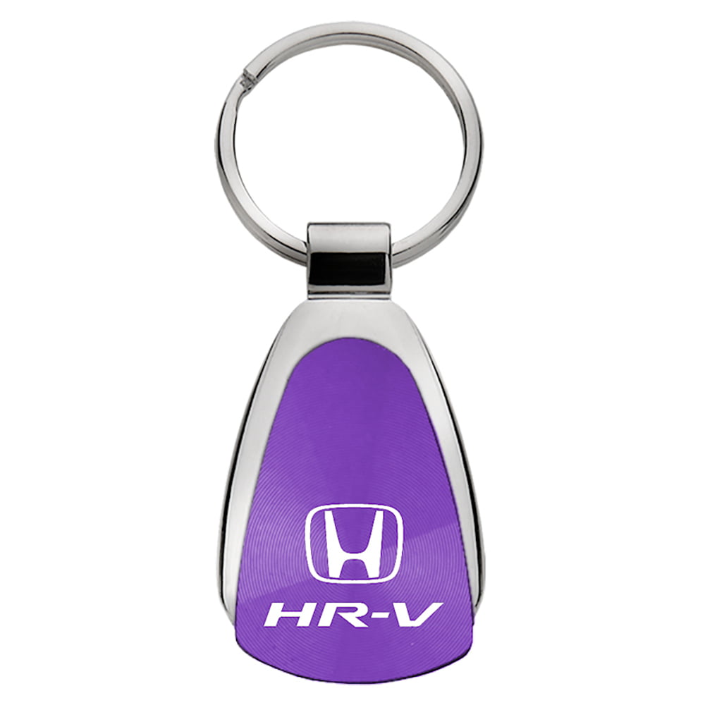 Honda HRV Purple Teardrop Keychain INC Au-Tomotive Gold 