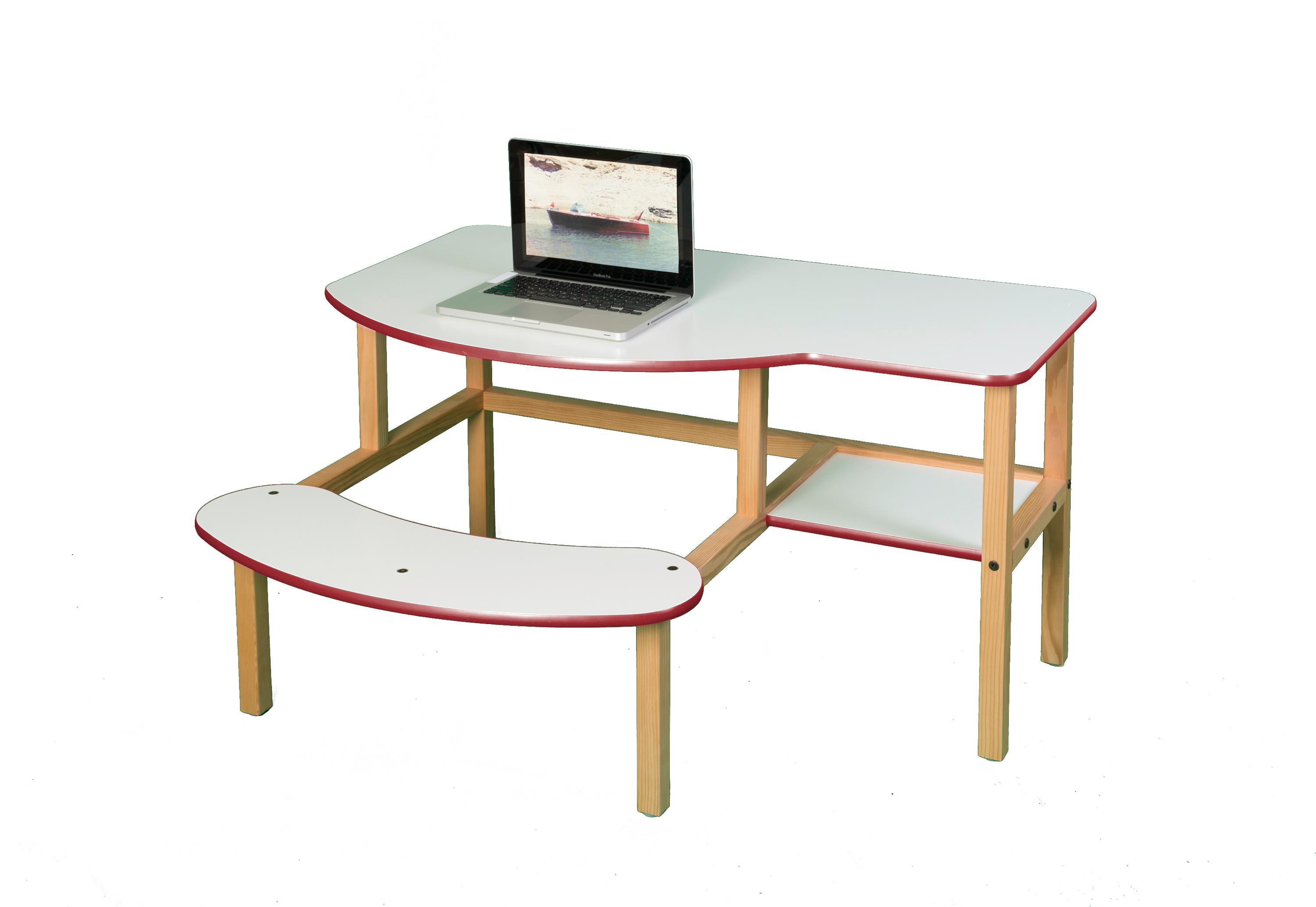 Grade School Buddy Computer Desk White Red Walmart Canada
