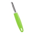 thumbnail image 3 of Straight Peeler Stainless Steel PP Handle Portable Hanging Hole Design Vegetable Peeler for Kitchen Restaurant Green, 3 of 9