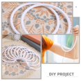 thumbnail image 2 of CHUANK 30 Pcs Cross Stitch Rings Home Decor Craft Hoop Dreamcatcher Floral for Decoration Wreath Accessories Plastic, 2 of 6