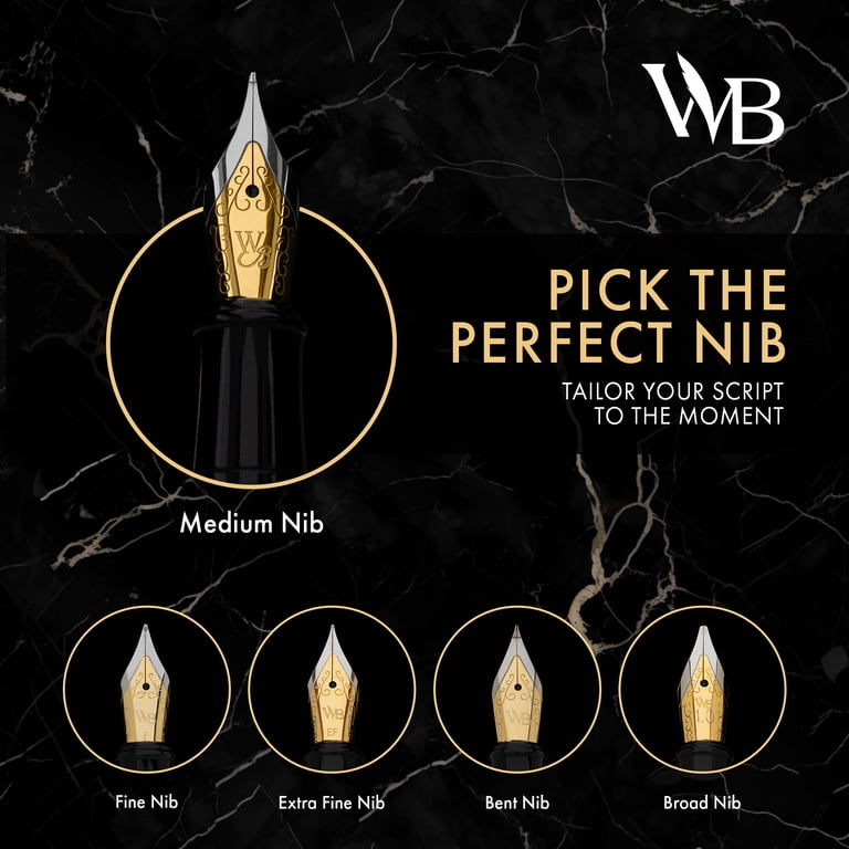 【人気商品】Wordsworth &amp; Black 万年筆セット、18K金メッキ細 Amazon | Wordsworth & Black 万年筆セット、18K金メッキ細ペン先、24