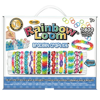 Incraftables Rubber Band Bracelet Making Kit. Multicolor Rainbow Rubberband  Set with Accessories 