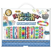 Rainbow Loom- Rubber Band Bracelet Craft Kit, 1,800 Rubber Bands Included, 8 Different Designs to Create, 5 Compartments For Easy Storage, High Quality Craft for Ages 7 and Up