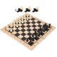 thumbnail image 5 of Tablero de ajedrez interactivo portátil plegable 3 en 1 de madera, damas, backgammon, juguete M 29 x 29 cm/11,4 x 11,4 pulgadas, 5 of 15