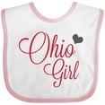 thumbnail image 3 of Inktastic Ohio Girl Boys or Girls Baby Bib, 3 of 4