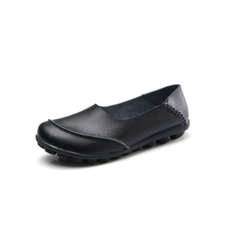 

Ferndule Women s Soft Leather Mocassins Casual Slip On Loafers Flat Boat Shoes Driving Shoes