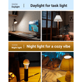 thumbnail image 7 of Sunco 6 Pack A19 Night Light Bulbs, Sleep Lights for Bedroom, Lamp, Nursery, Mood Soothing, 800 LM (80 LM Nightlight), 5000K Daylight (2000K Amber Glow), Dimmable, E26 Base UL, 7 of 7