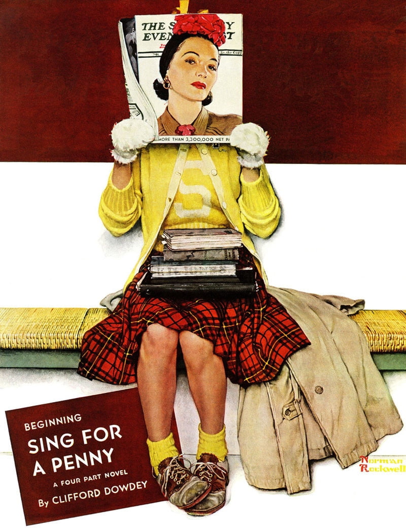Marmont Hill 'Cover Girl' by Norman Rockwell Painting Print on Wrapped Canvas