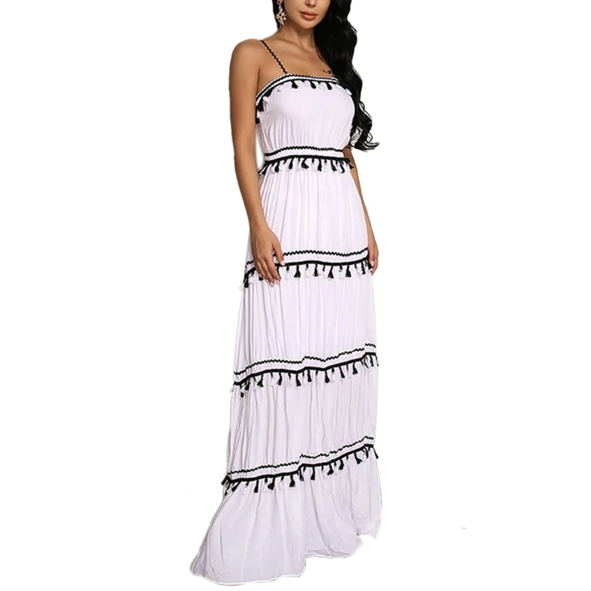 thin maxi dress