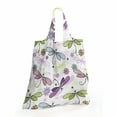 thumbnail image 2 of Dragonfly Reusable Market Bag, Abstract Bugs Hippie Style Sketchy Flowers Art, Printed Foldable Bag for Shopping and Grocery Large Capacity, Pale Blue Purple, by Ambesonne, 2 of 4
