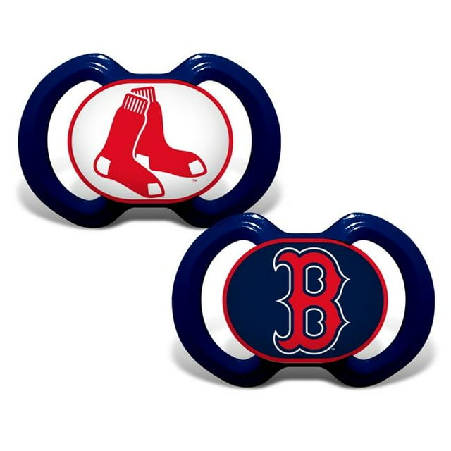 Masterpieces Puzzle 598800866 Boston Red Sox Pacifier, Pack of 2
