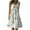 White, variant on Uaswgudfs Bohemian Sleeveless Tiered V-Neck Summer Dress for Women 2025 - Casual Midi Sundress with Flowy Silhouette Blue L