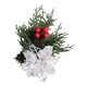 thumbnail image 2 of Ganfancp Navidad Pinos Agujas Fruta Roja Simulación Flor de Navidad Accesorios Manchas Árbol de Navidad Caja de Navidad Decoración Artesanía Ofertas Flash Liquidación Media Red de Navidad Piña X 10, 2 of 6