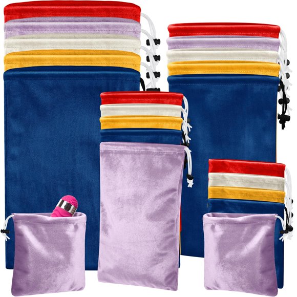Bolsas de Almacenamiento Amylove para Juegos de Adultos con Cordón 20 Piezas