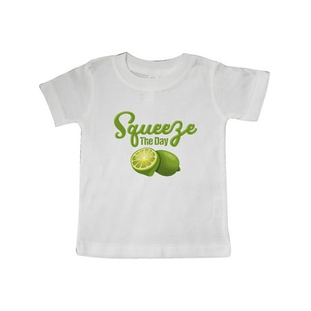 

Inktastic Lime Squeeze the Day Gift Baby Boy or Baby Girl T-Shirt