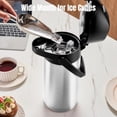 thumbnail image 4 of Airpot Coffee Carafe with Pump/Lever Action, 64oz/1.9L Hot Water Carafe, Insulated Stainless Steel Airpots, Thermal Carafe Beverage Dispenser, Tea Flask, Cocoa Dispenser for Parties, Camping, 4 of 9