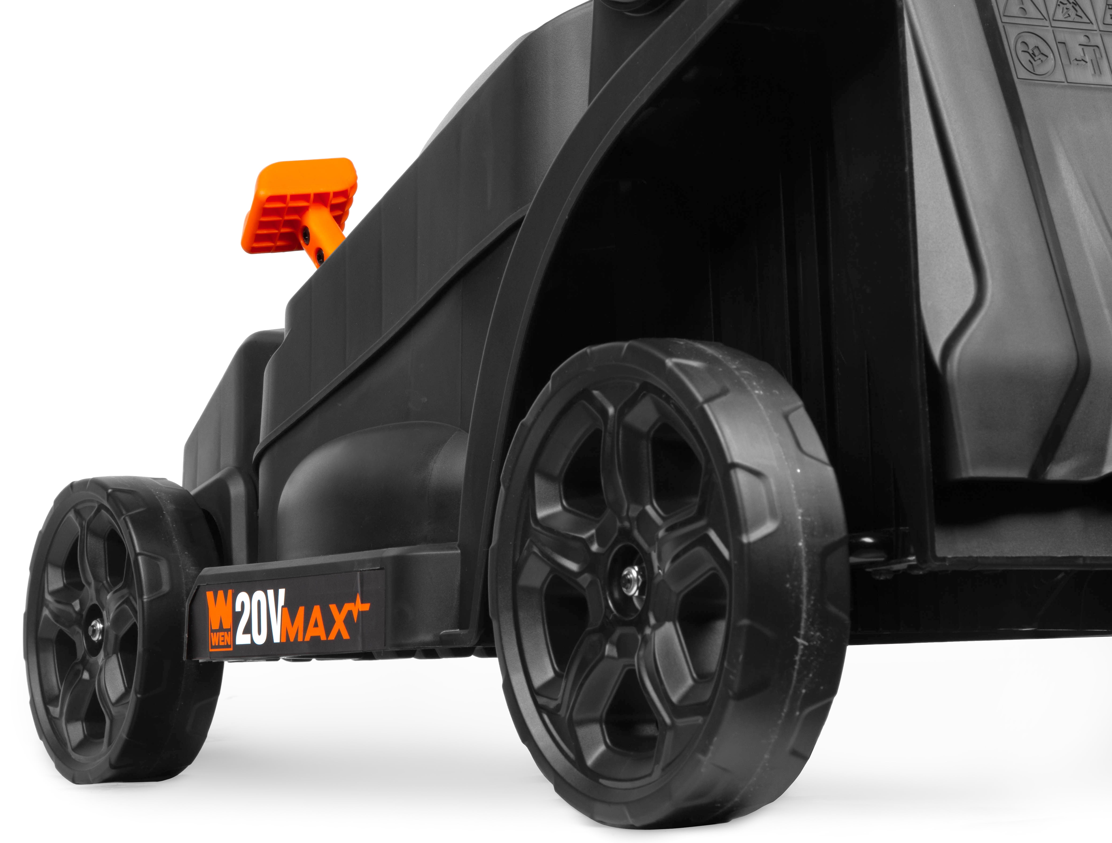 WEN 20V Max 15-Inch Cordless Brushless Lawn Mower with 5Ah Battery and Charger