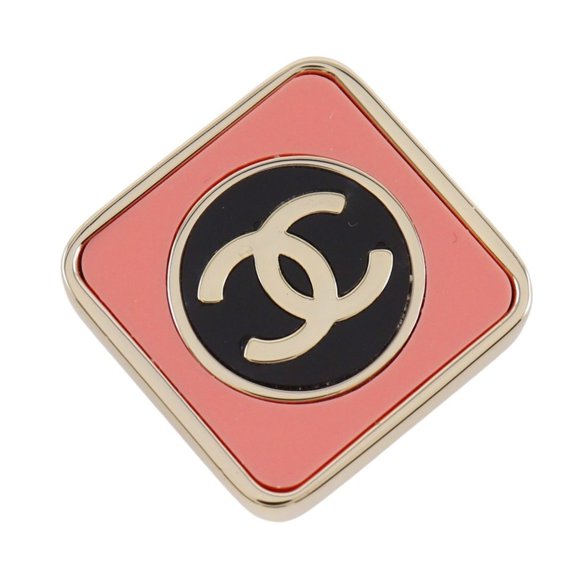 Pre-Owned CHANEL COCO Mark Women's Ring, Size 14.5, 2023, Silver, B23C, Approx. 36g (Good)