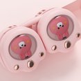 thumbnail image 2 of Ventilador De Cuello Cat Claw Neck Fan Bladeless 3 velocidades 1500mAh Carga USB para viajes deportivos (Rojo) Hugtrwg Libre de BPA, 2 of 9