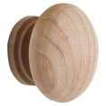 thumbnail image 1 of M Mimhooy 15 Pomos De Madera Para Cajones, Pomos De Madera Sin Terminar, Tiradores Para Muebles (Diámetro: 1,34 Pulgadas, Altura: 1 Pulgada), 1 of 6