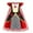 A03652-Red, variant on Benylion Girls Princess Costumes Princess Dresses Fancy Dress Up Outfits with Cape Birthday Party Cosplay Outfit for 2-3 Years