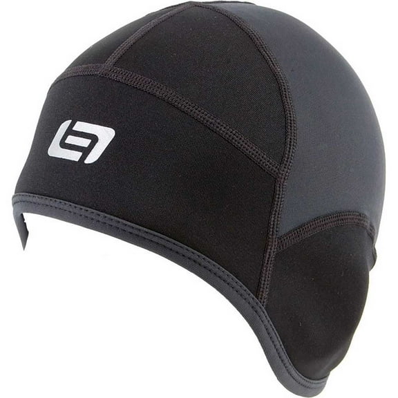 Bellwether Coldfront Cap Black One Size Insulated Fleece Windblocking Front