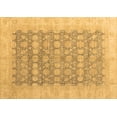 thumbnail image 1 of Ahgly Company Indoor Rectangle Oriental Brown Modern Area Rugs, 2' x 5', 1 of 4