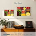 thumbnail image 4 of Elephant Stock Vegetable And Fruit Bento Wall Art - Horizontal Multi Panel Canvas - Kitchen Wall Decor - Food And Drink Multi Panel - Red And Green Decor - 33" x 20", 4 of 8
