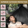 thumbnail image 4 of Camping Haock with Mosquito Net and Sunshade Backing Haock with Ridge Rope Tree Straps Lightweight Portable Haocks for Outside Hiking and Travel, 4 of 9