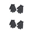 thumbnail image 4 of Qarigey 1 Pair Kids Gloves Clothing Accessory Comfortable Color Covers Glove Toddler Hand Solid Knitted Warming for Winter Negro 2Conjunto, 4 of 6