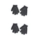 thumbnail image 4 of Jumpingount 1 par de guantes para niños, accesorio de ropa de estilo Simple, calentador de manos para exteriores, guantes para niños pequeños de Negro 2Conjunto, 4 of 6
